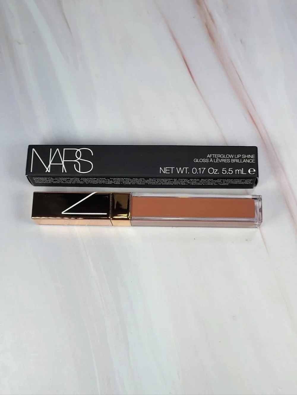 NARS Afterglow Lip Shine Gloss in Nympho BNIB